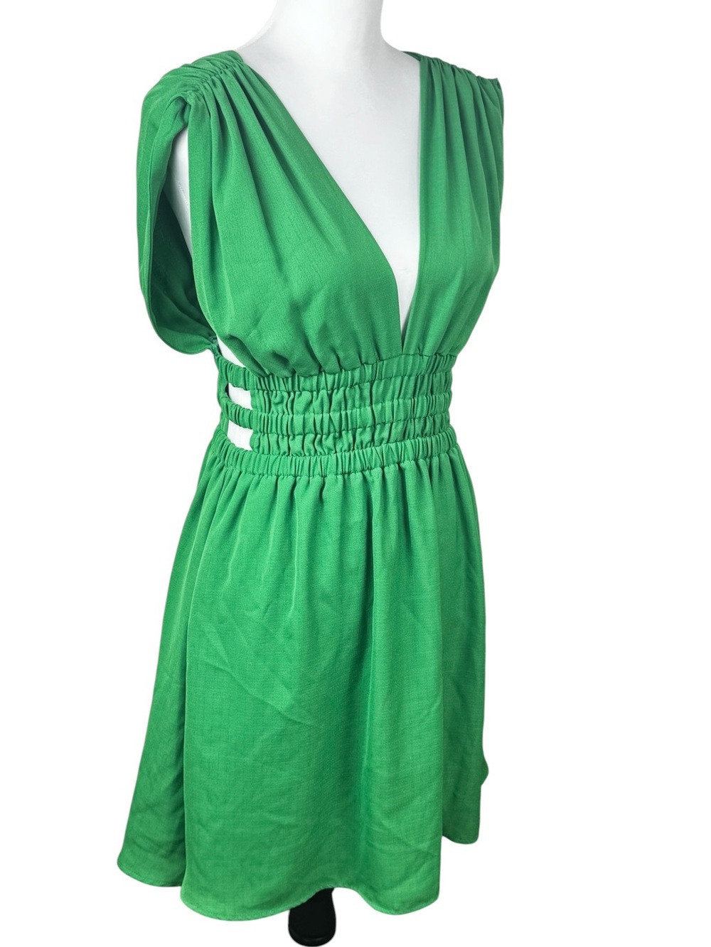 NWT Sugarlips Green Cutout Mini Dress Size Small